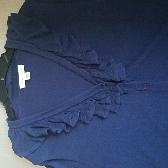 Coldwater Creek Easter Dress 14 Petite with Cardigan Size Medium (10-12) - Picture 11 of 14